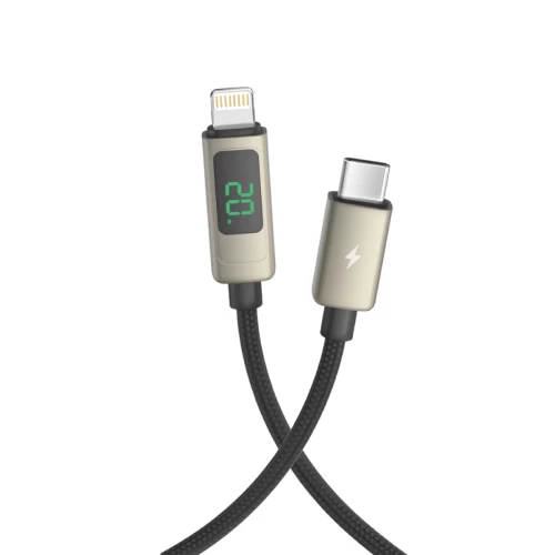 Display Fast Charging USB C To Lightning Charging Cable